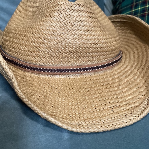 ✨LAST ONE!! Silver Canyon men’s Winslow raffia straw western cowboy sun hat - - Picture 14 of 15